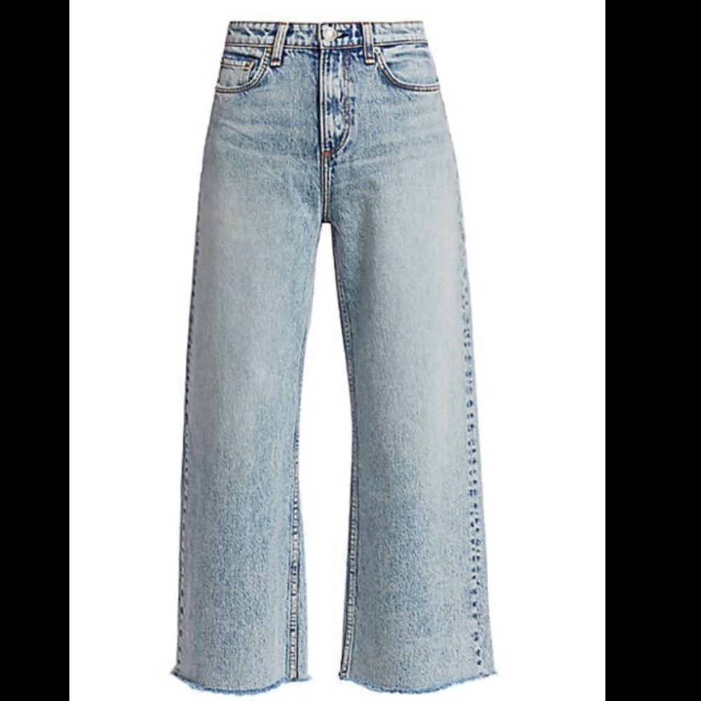Rag & Bone Ruth super high rise ankle wide leg